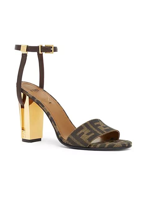 fendi ff 95mm traced heel sandals|Shop Fendi FF 95MM Traced Heel Sandals .